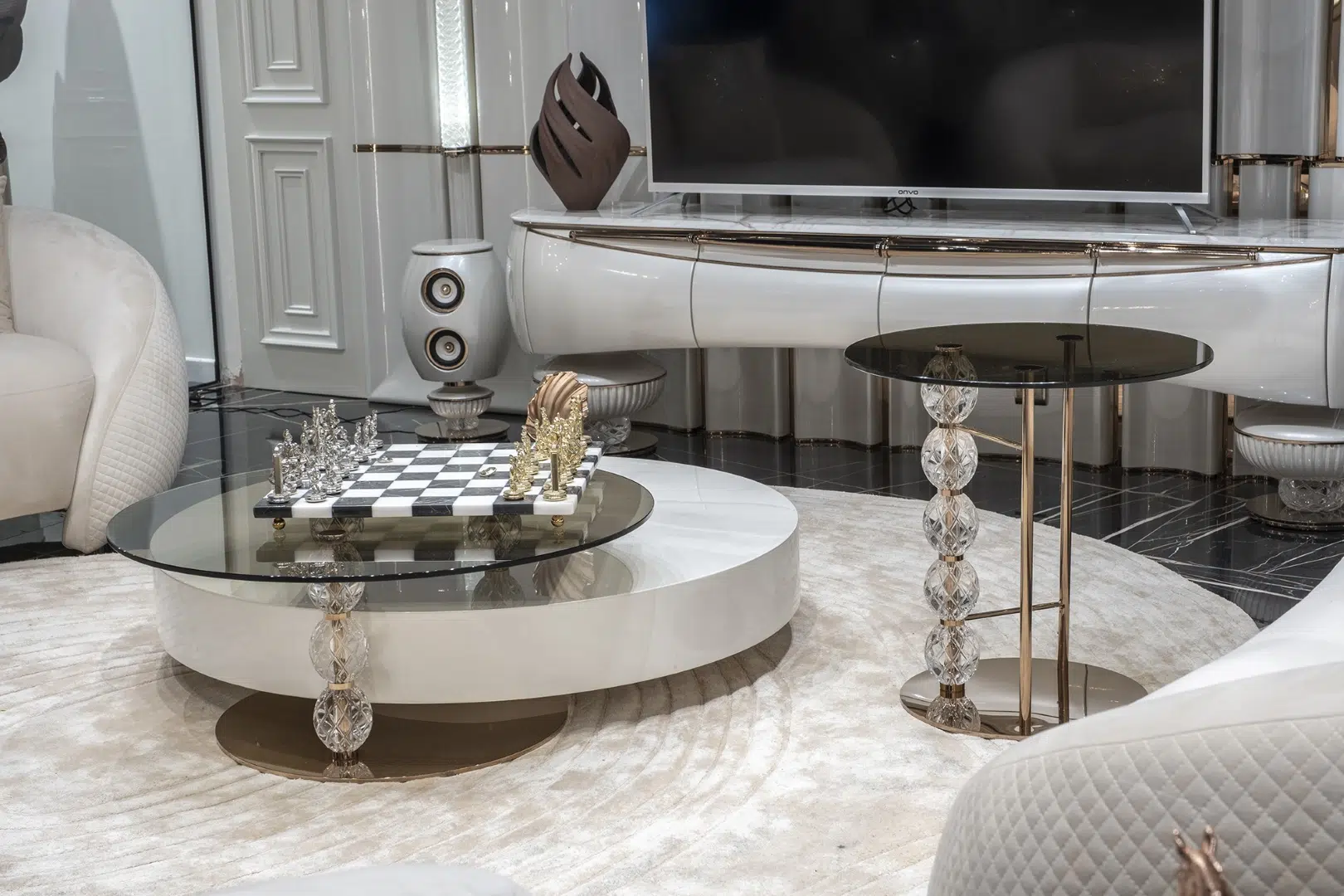 Phaselis Center Table - Zebrano Furniture - Luxury Philosophy