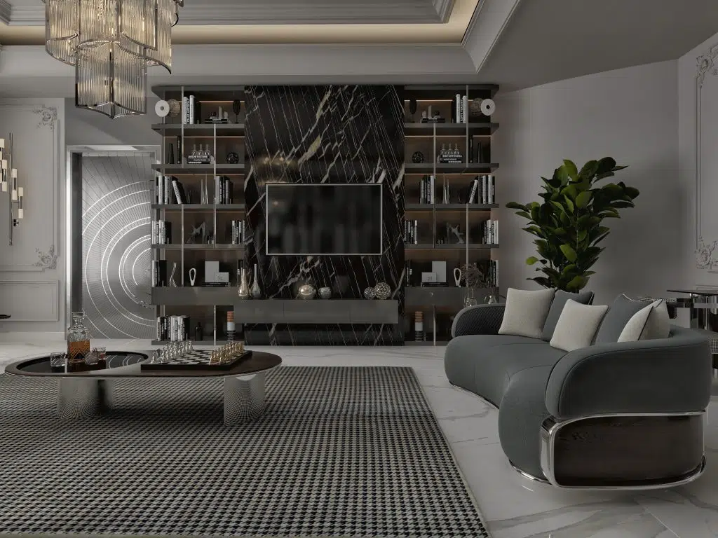 The pieces in this room