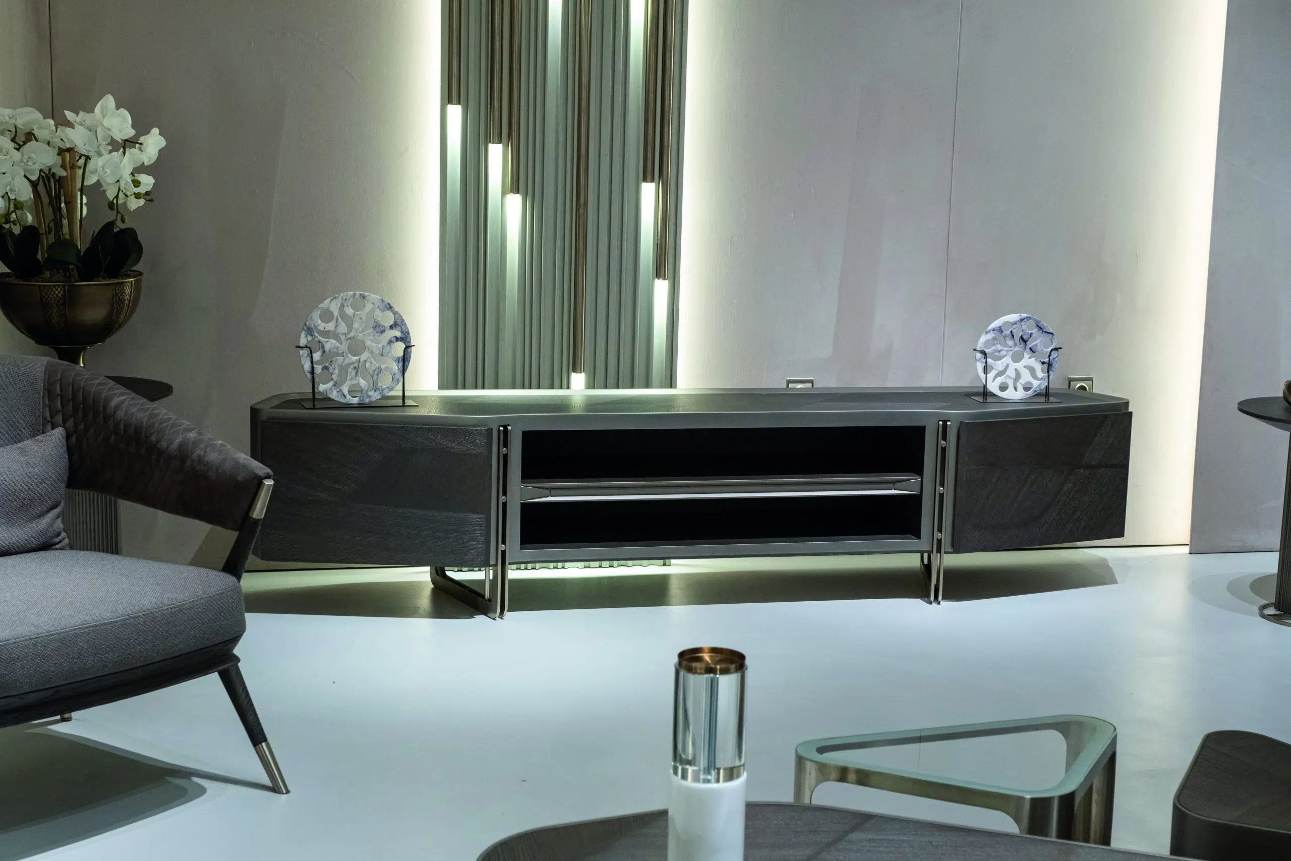 urw30様 Athena TV Ünitesi - Zebrano Mobilya – Luxury Philosophy