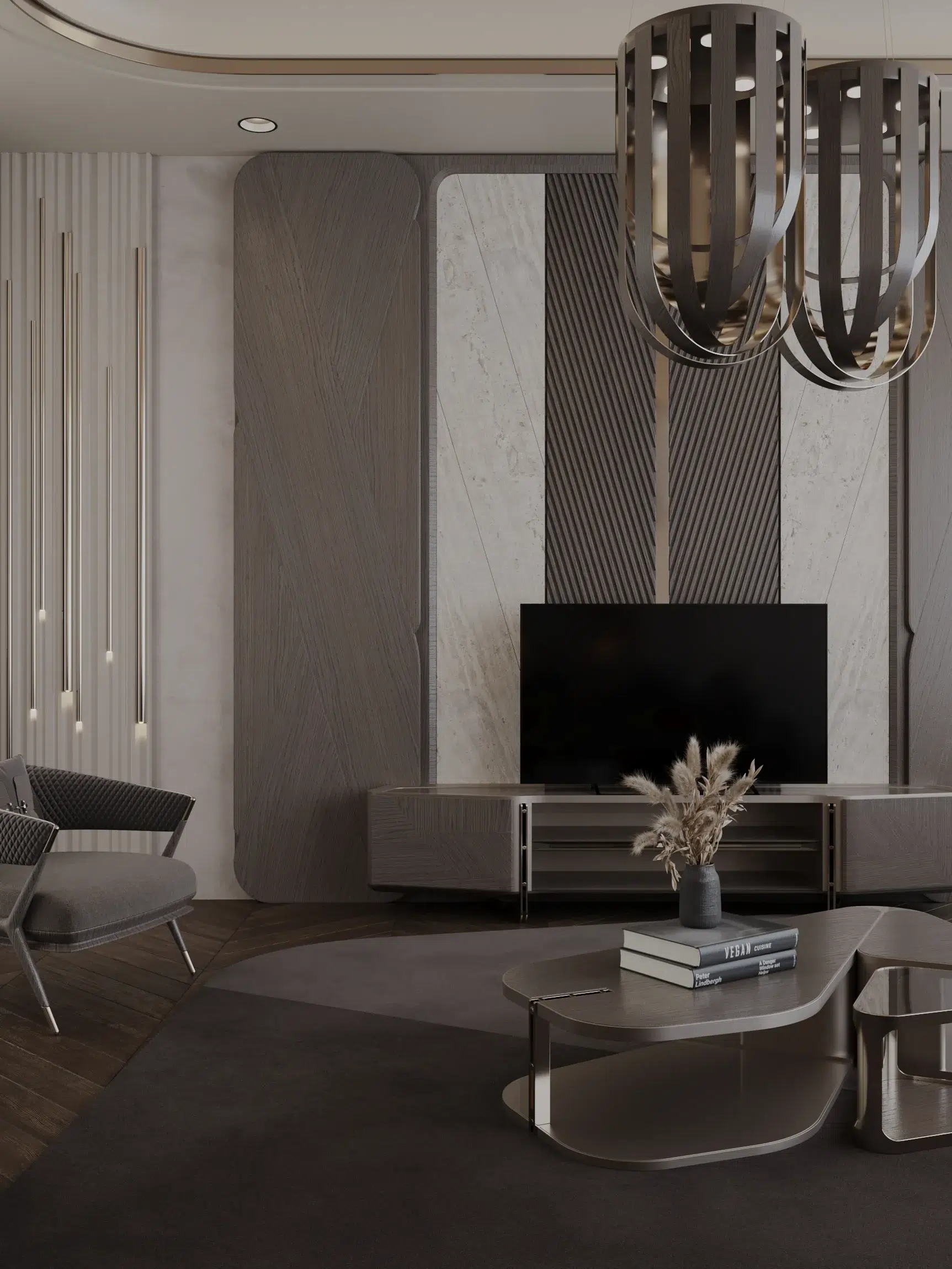 Athena TV Ünitesi - Zebrano Mobilya – Luxury Philosophy