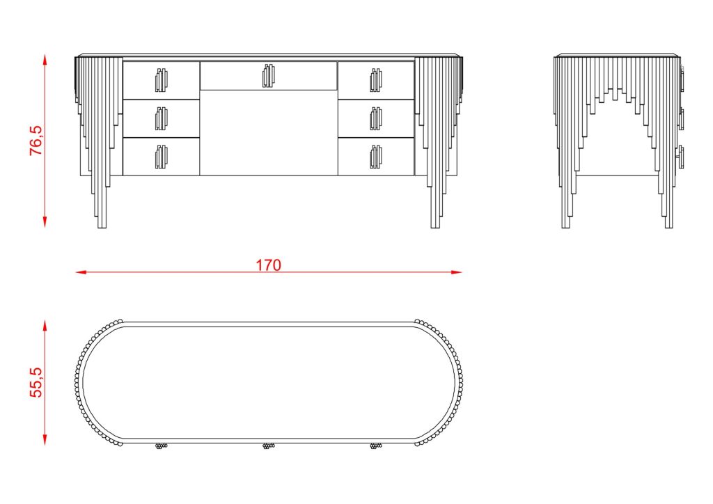 Cratos Dresser technical drawing