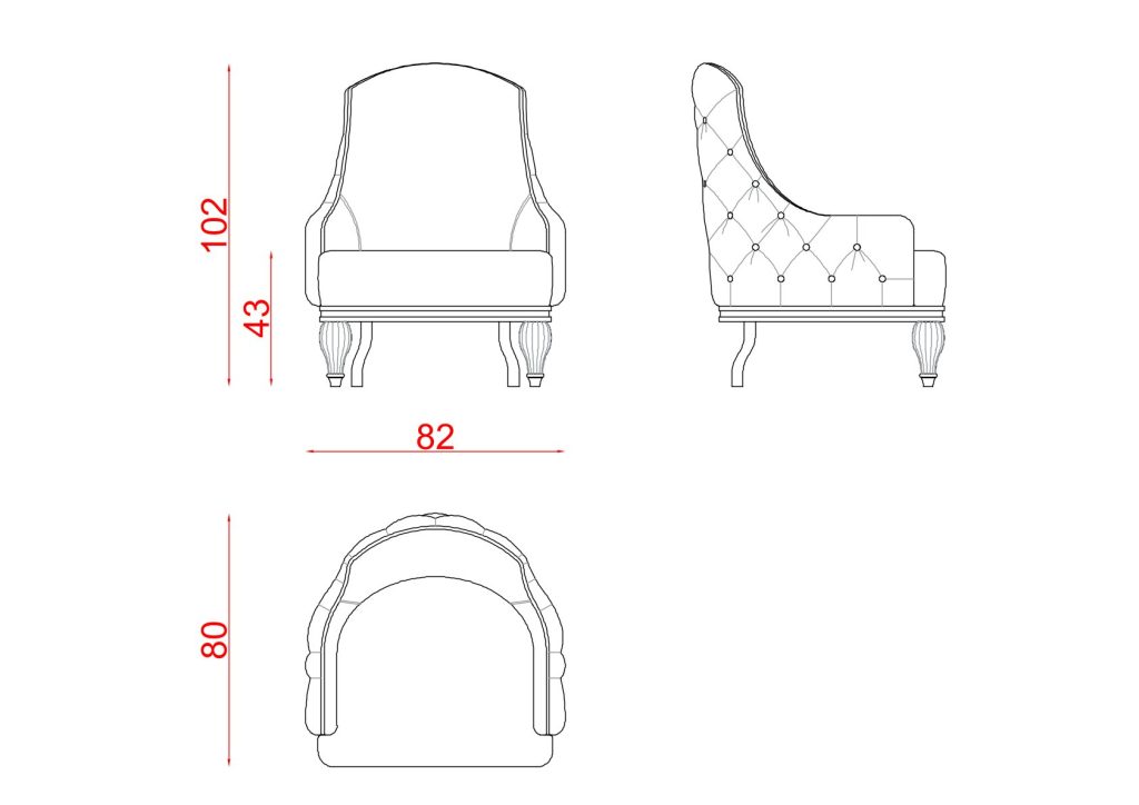 Elsiyum Bergere technical drawing