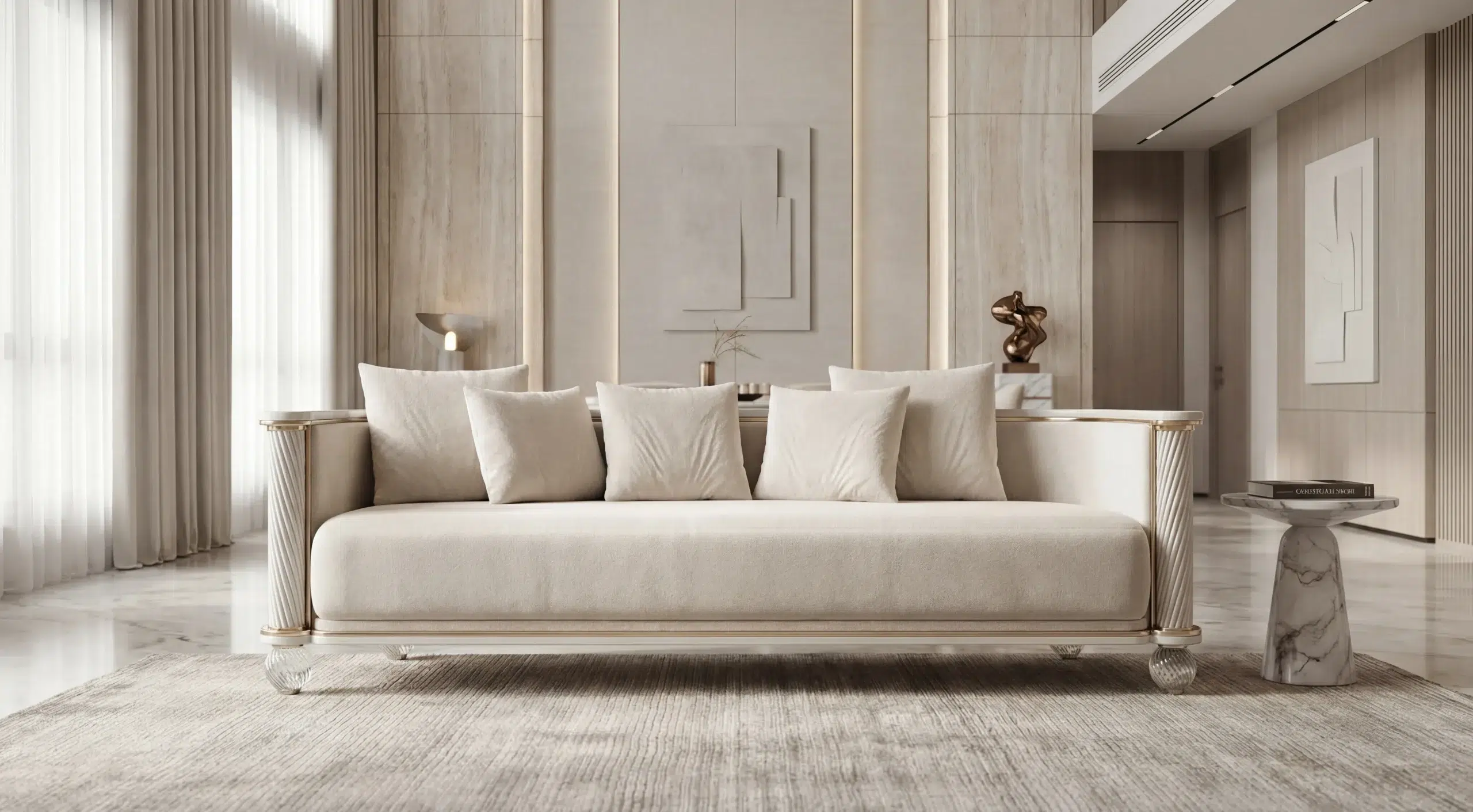Opheline Üçlü Classic Koltuk - Zebrano Mobilya – Luxury Philosophy
