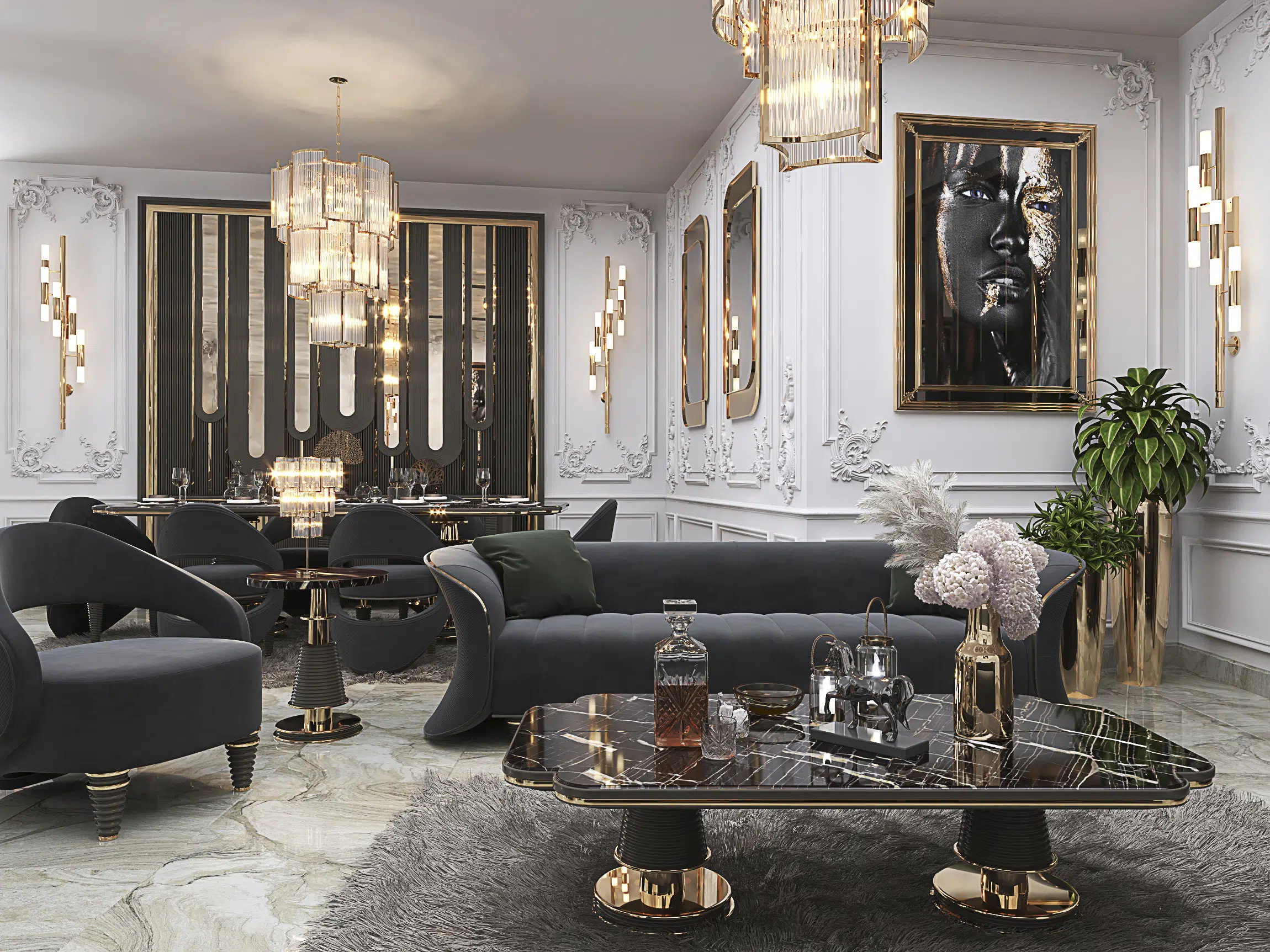 Quintus Center Table - Zebrano Furniture - Luxury Philosophy