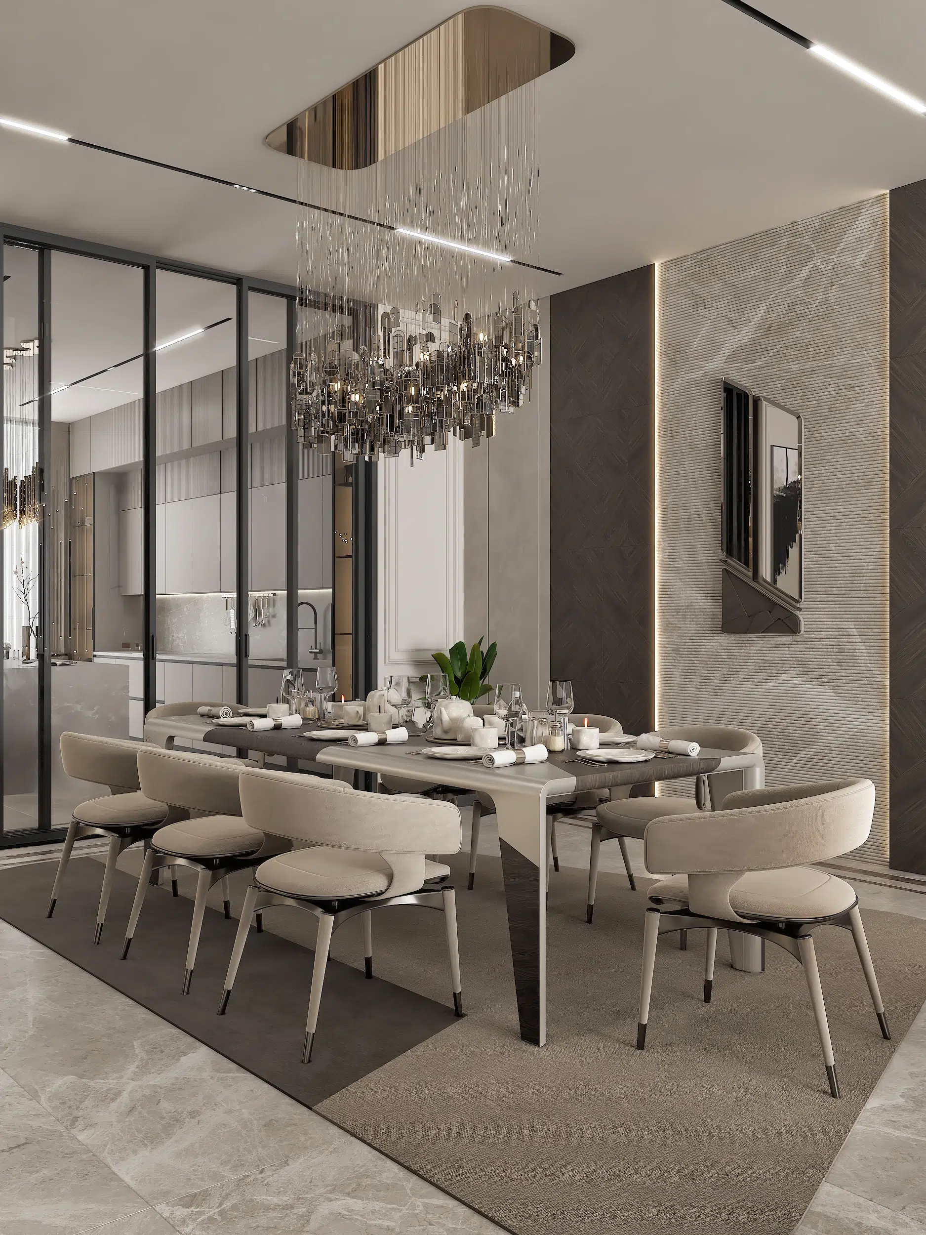 Giola Yemek Masa - Zebrano Mobilya – Luxury Philosophy