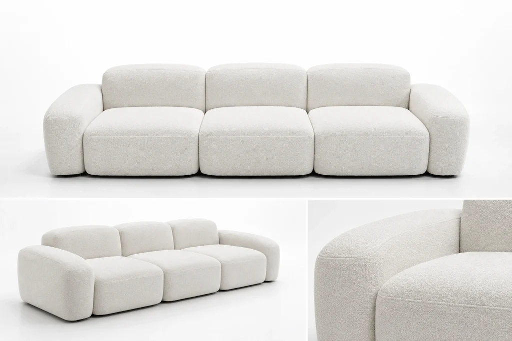Luna Three-Seat Sofa