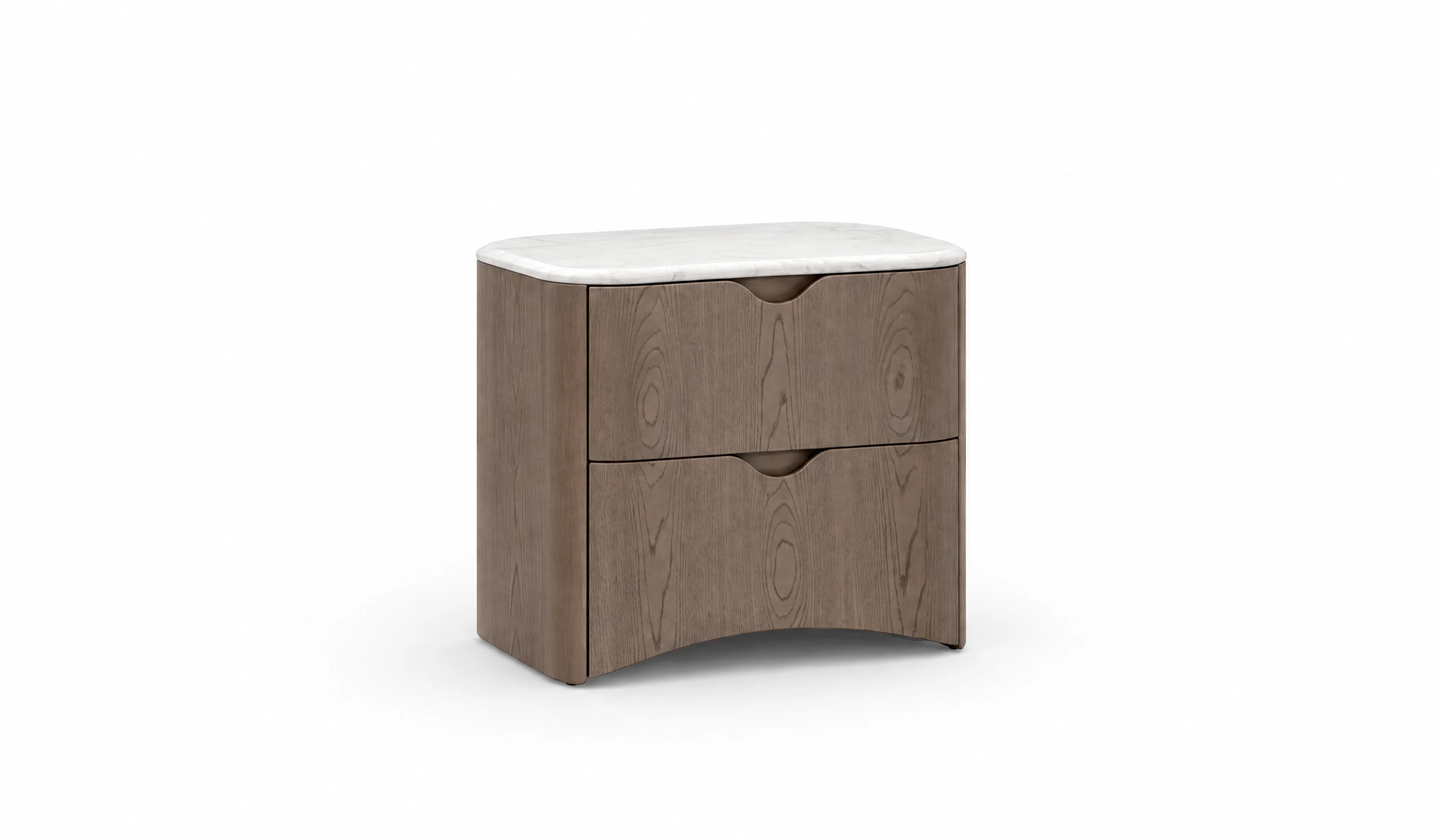 Sierra Nightstand – Zebrano luxury bedroom nightstand